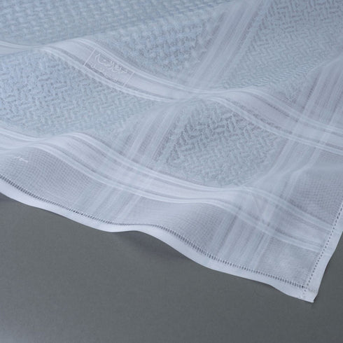 Shemagh White 100% English Cotton