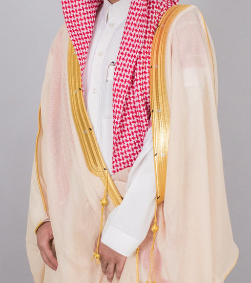 Men's Bisht Summer Beige
