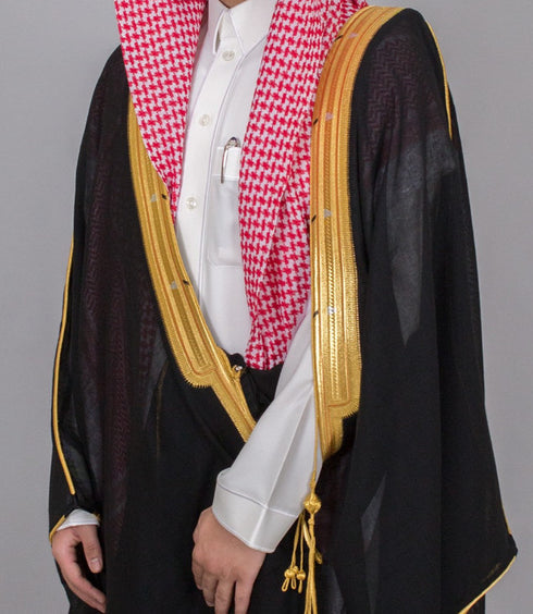 Men's Bisht Summer Black