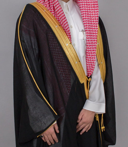 Men's Bisht Summer Black