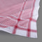 Shemagh Red/White 100% English Cotton - Mayfair Square