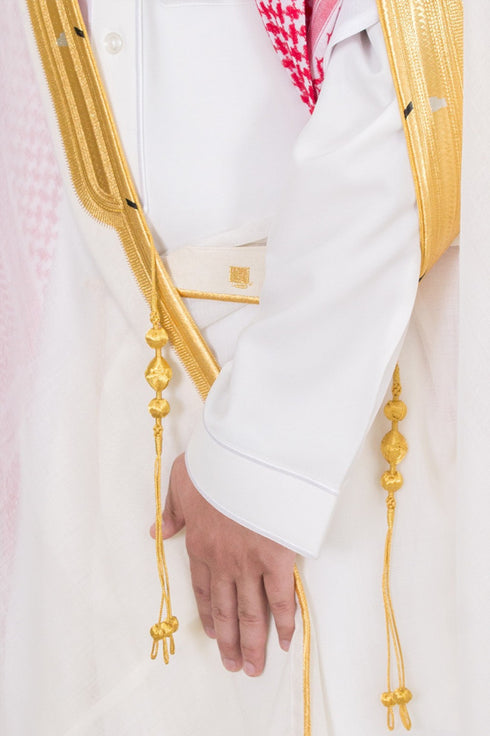 Men's Bisht Summer Off-White