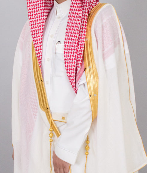 Men's Bisht Summer Off-White